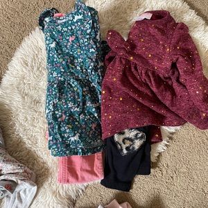 18 Month Girls 2 Fall Winter Outfits with Bonus
